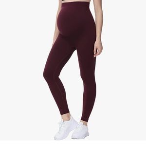 Leggings color wine red for women’s pregnant
